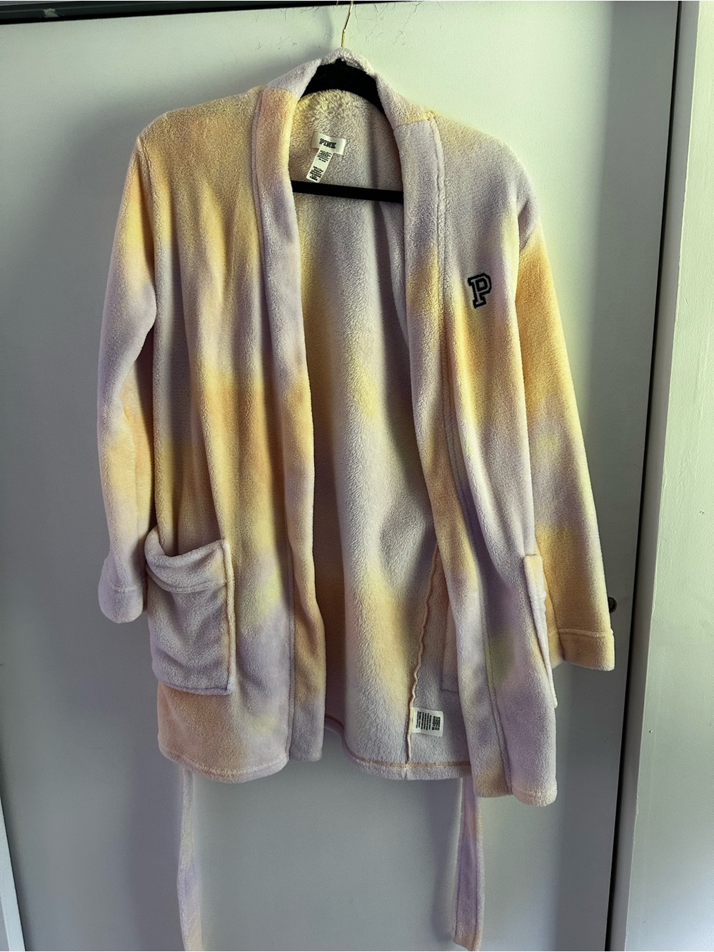 Cozy Pastel Tie-Dye Robe